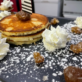 Le dessert du moment : les pancakes à la crème de marron