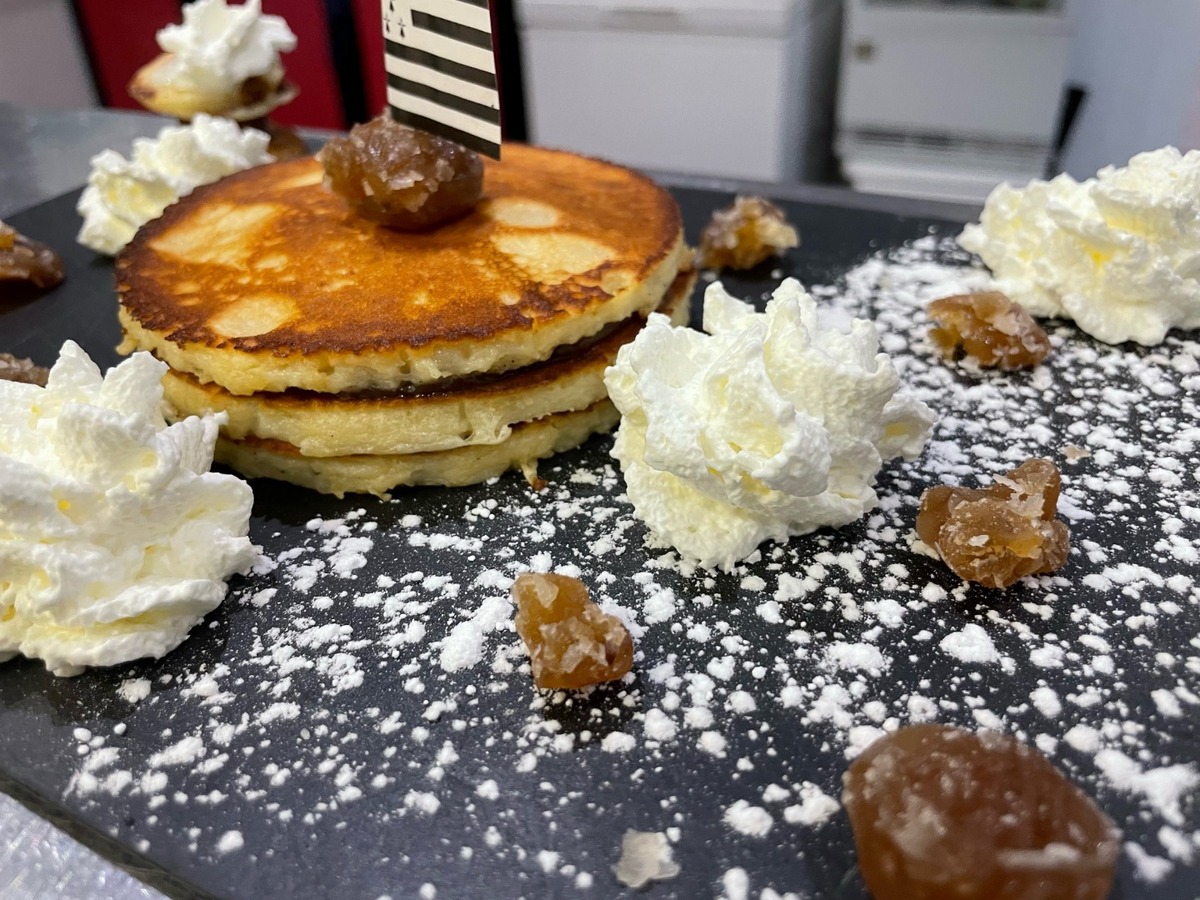 Le dessert du moment : les pancakes à la crème de marron