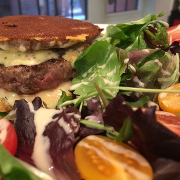 Burger en galette fait minute